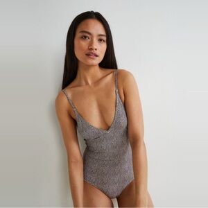 Monoprix leopard one-piece and bodysuit
